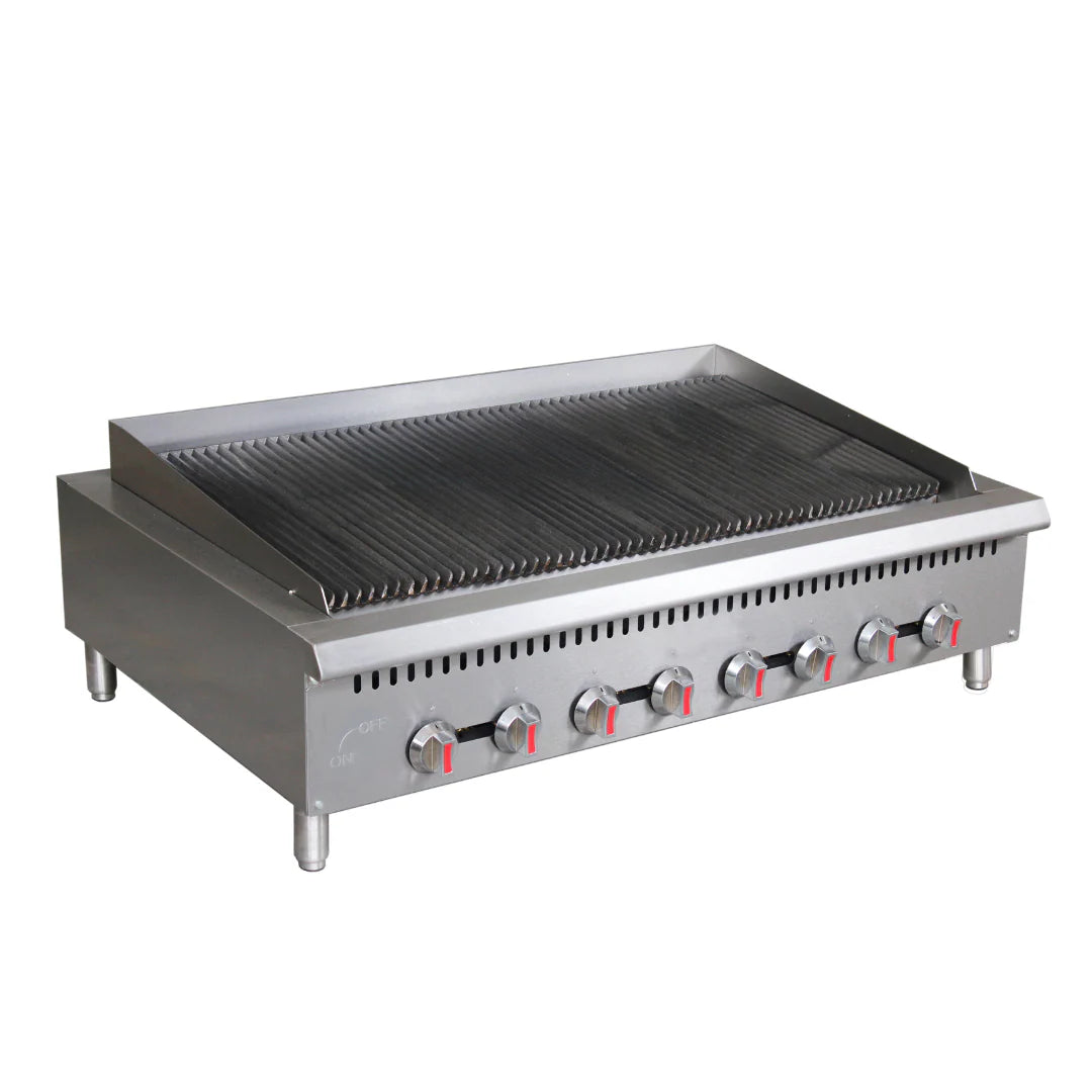 1200mm 8 Burner Heavy Duty Gas Countertop Chargrill