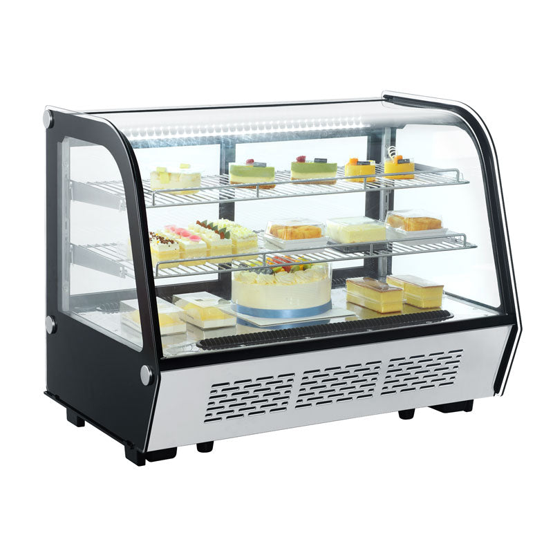 Commercial Countertop 160L Curved Display Fridge