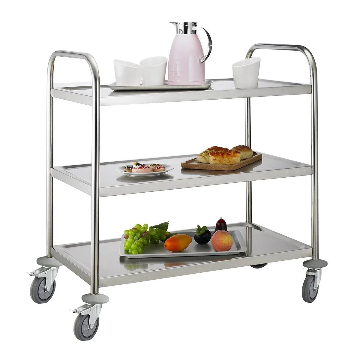 Serving Trolley 3 Tier With Castors