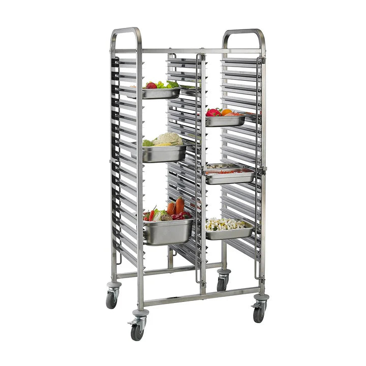 30 Tier Stainless Steel Catering Trolley