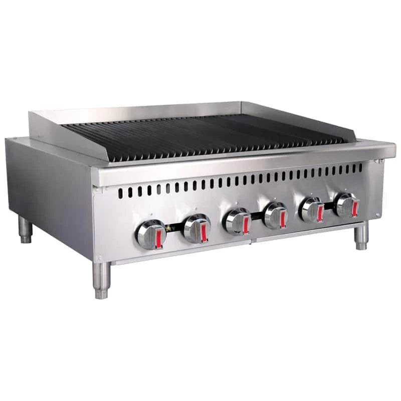 900mm 6 Burner Heavy Duty Gas Countertop Chargrill