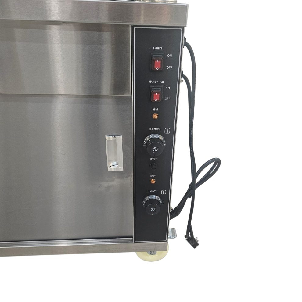 Heittox 10 Pan Heated Serveover Wet Bain Marie