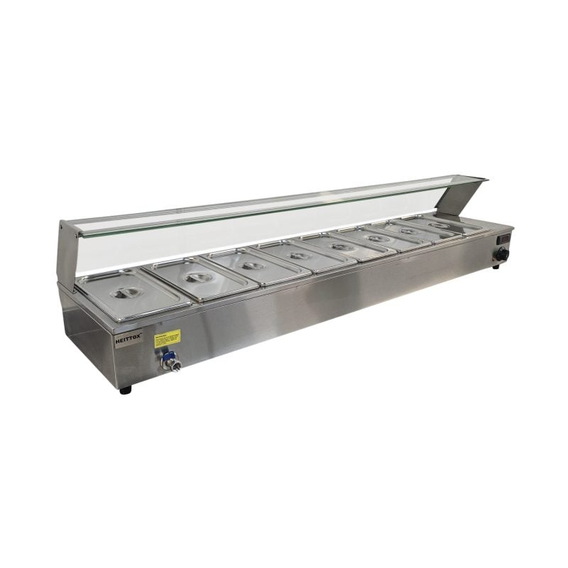 Heittox 8 Pan Electric Service Bain Marie