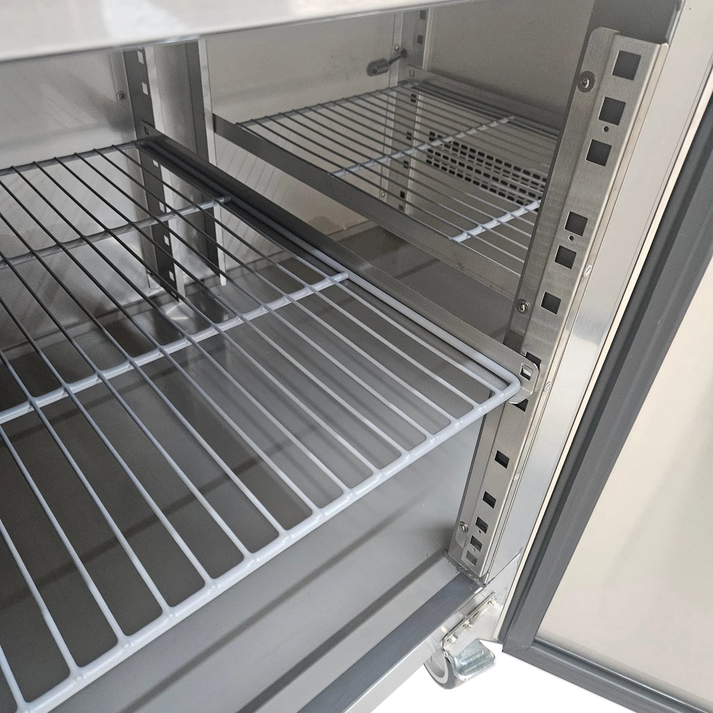 Diaminox Two Door Three Drawer Counter Bench Fridge 554L