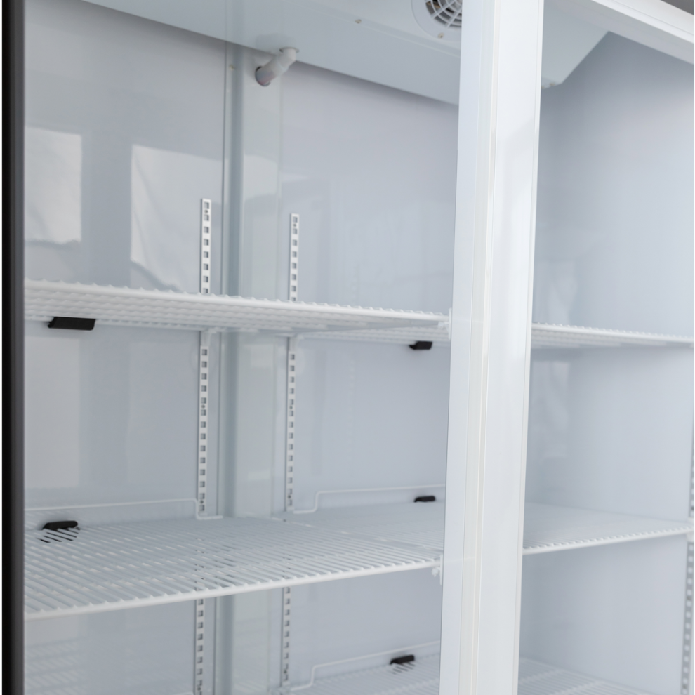 Diaminox Double Door Upright 1134L Display Freezer