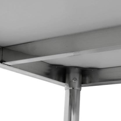 Diaminox Stainless Steel Table With 1 Shelf