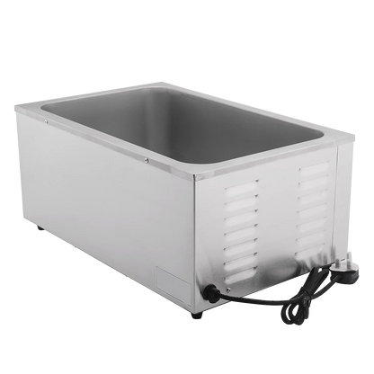 Commercial Stainless Steel Bain Marie Food Warmer - GN 1/1 150mm Depth