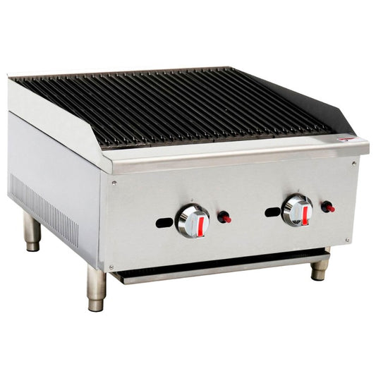600mm 2 Burner Gas Countertop Chargrill