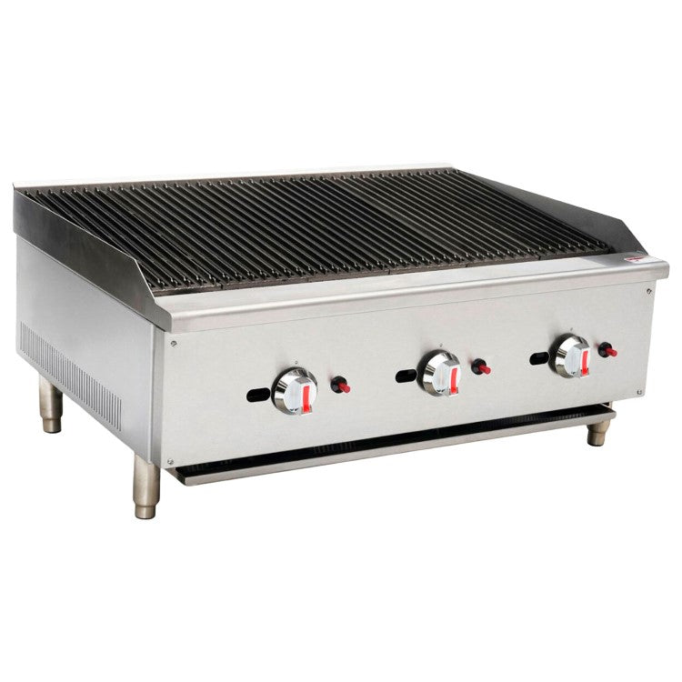 900mm 3 Burner Gas Countertop Chargrill