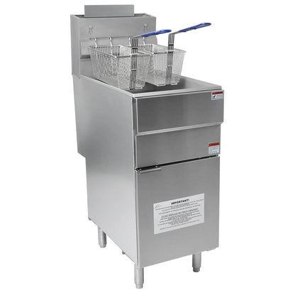 3 Burner Single Tank 23 Litre Gas Fryer