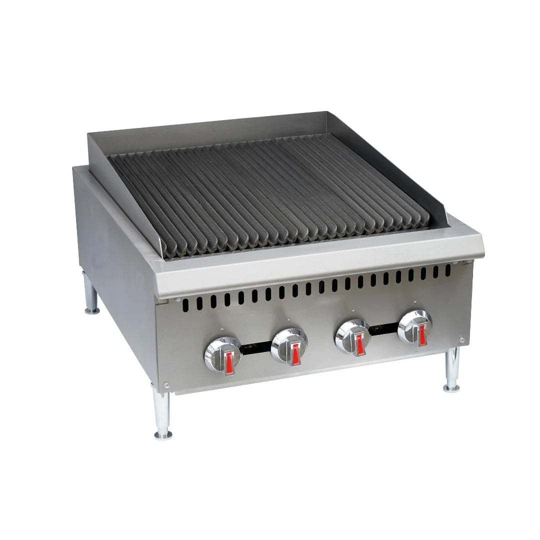 600mm 4 Burner Heavy Duty Gas Countertop Chargrill