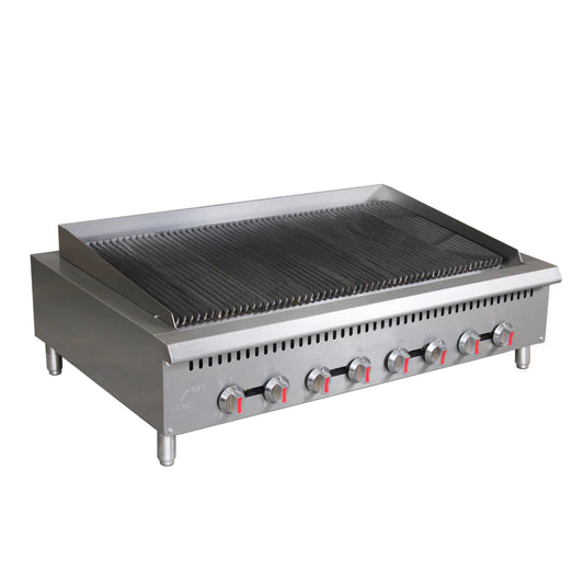 1200mm 8 Burner Heavy Duty Gas Countertop Chargrill