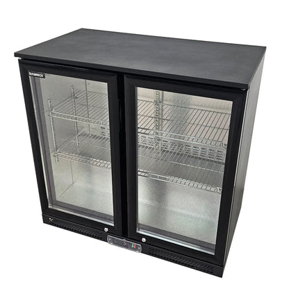 Diaminox Hinged Double Door Bar Bottle Cooler
