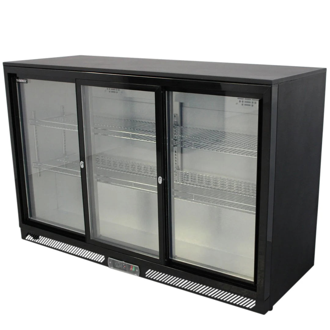 Diaminox Sliding Triple Door Bar Bottle Cooler