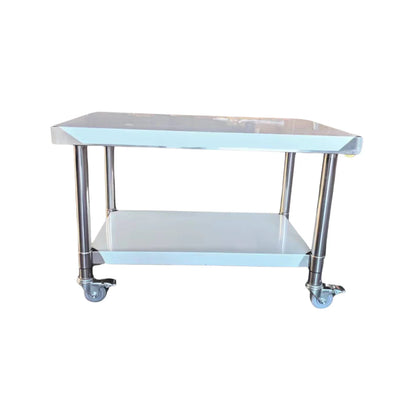 Charbroiler/Griddle Machine Table With Castors