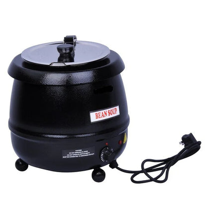 10 Litre Black Commercial Soup Kettle