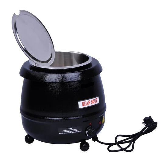 10 Litre Black Commercial Soup Kettle