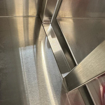 Stainless Steel GN Garnish Rail Holder for Prep Tables