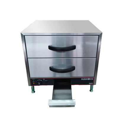 Hamoki 2 Drawer Commercial Bun Warmer / Warming Drawer Cabinet