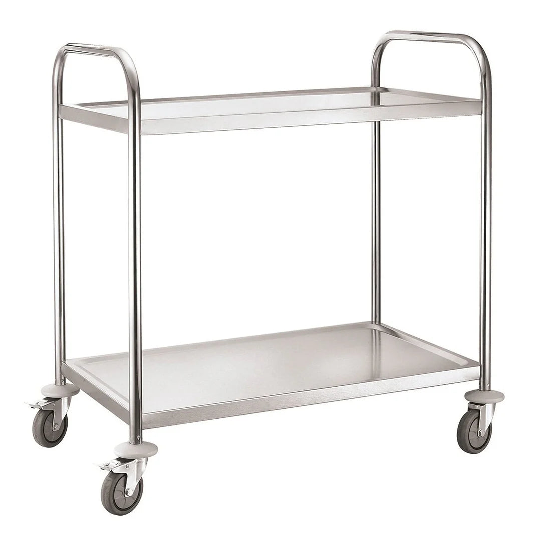 Serving Trolley 2 Tier With Castors