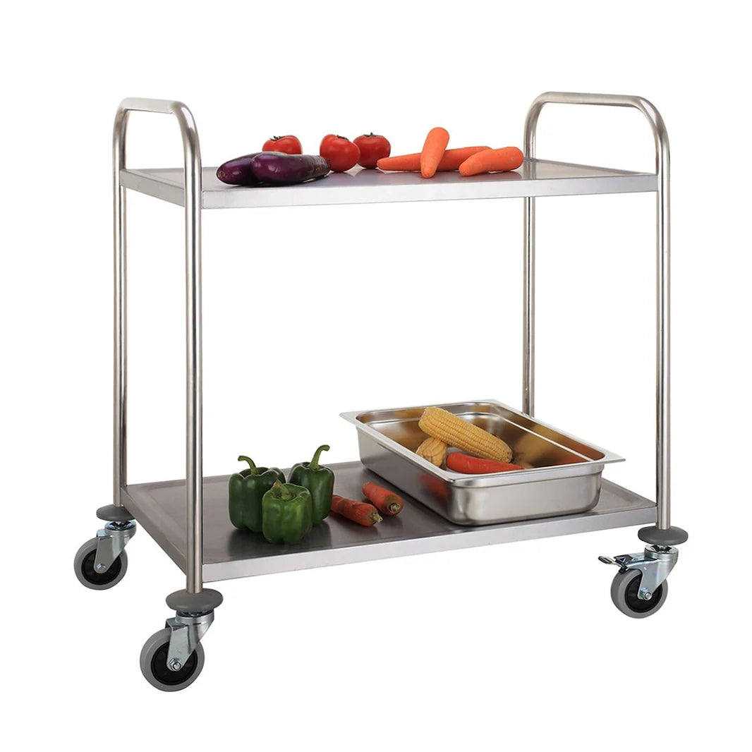 Serving Trolley 2 Tier With Castors