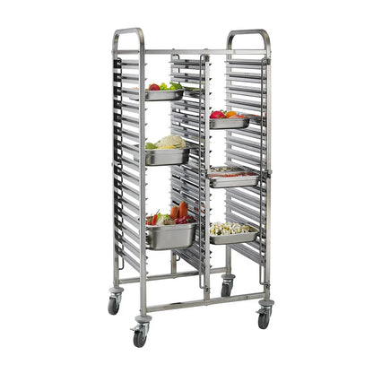 30 Tier Stainless Steel Catering Trolley