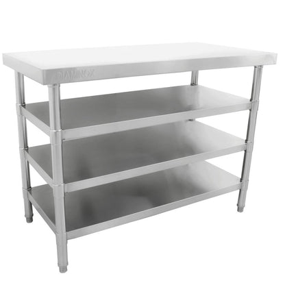 Diaminox Stainless Steel Table With 3 Shelves