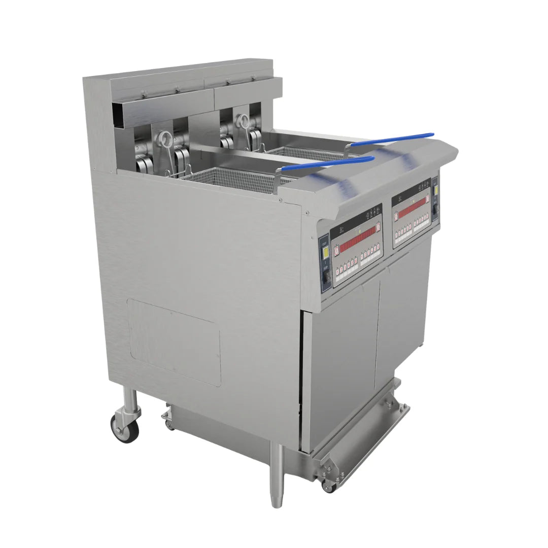 Hamoki Freestanding Electric Open Fryer 2 x 26L