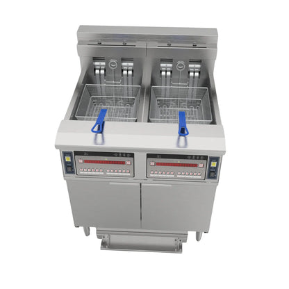 Hamoki Freestanding Electric Open Fryer 2 x 26L