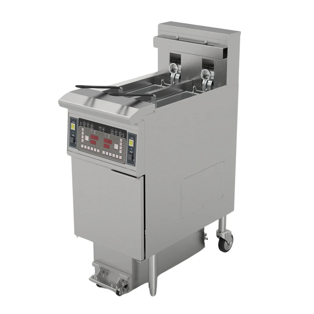 Hamoki Freestanding Electric Open Fryer 2 x 13L