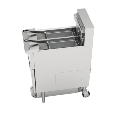 Hamoki Freestanding Electric Open Fryer 2 x 13L