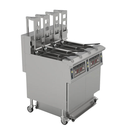 Hamoki Freestanding Electric Auto-Lift Open Fryer 4 x 13L