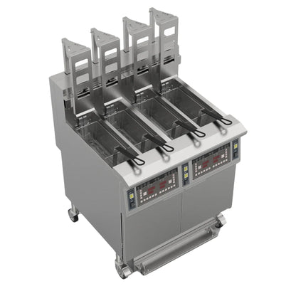 Hamoki Freestanding Electric Auto-Lift Open Fryer 4 x 13L