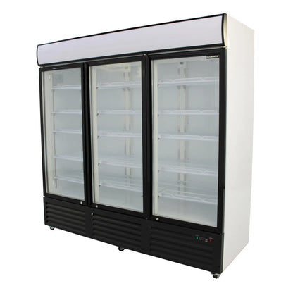 Diaminox Triple Door Upright 1500L Display Freezer