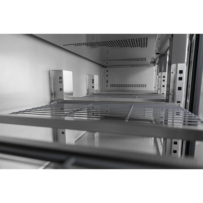 Diaminox Four Door Counter Bench Fridge 421L
