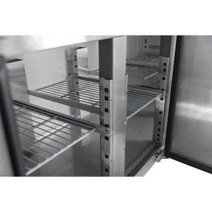Diaminox Four Door Counter Bench Fridge 421L