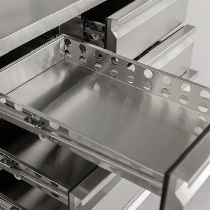 Diaminox 6 Drawer Stainless Steel Refrigerated Prep Counter