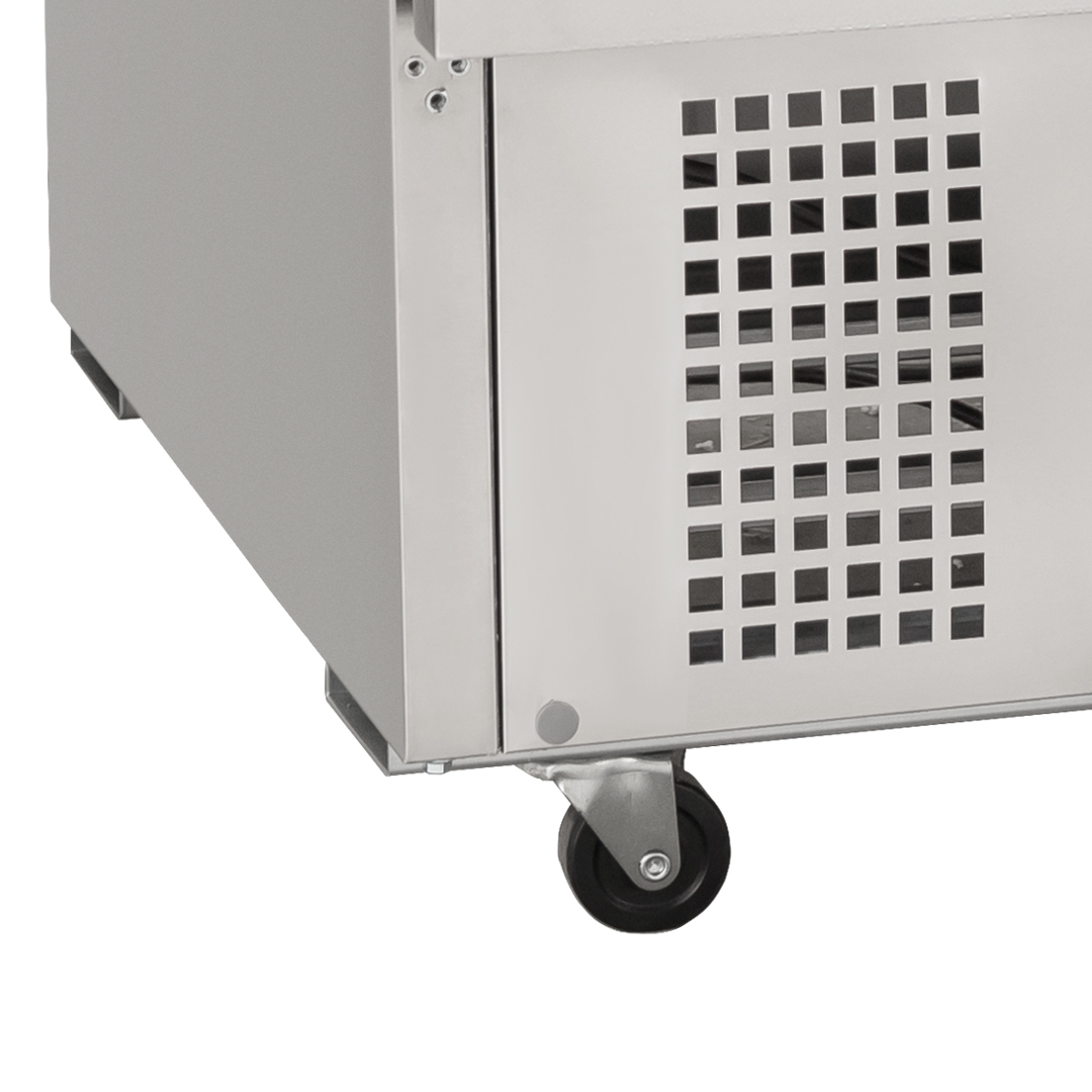 Diaminox 9 Drawer Stainless Steel Refrigerated Prep Counter
