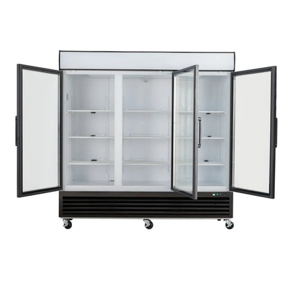 Diaminox Triple Door Glass Display Fridge - 1750L
