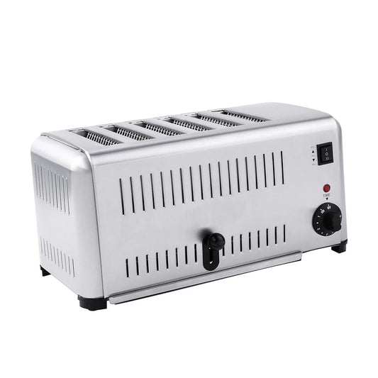 Stainless Steel 6 Slot Toaster