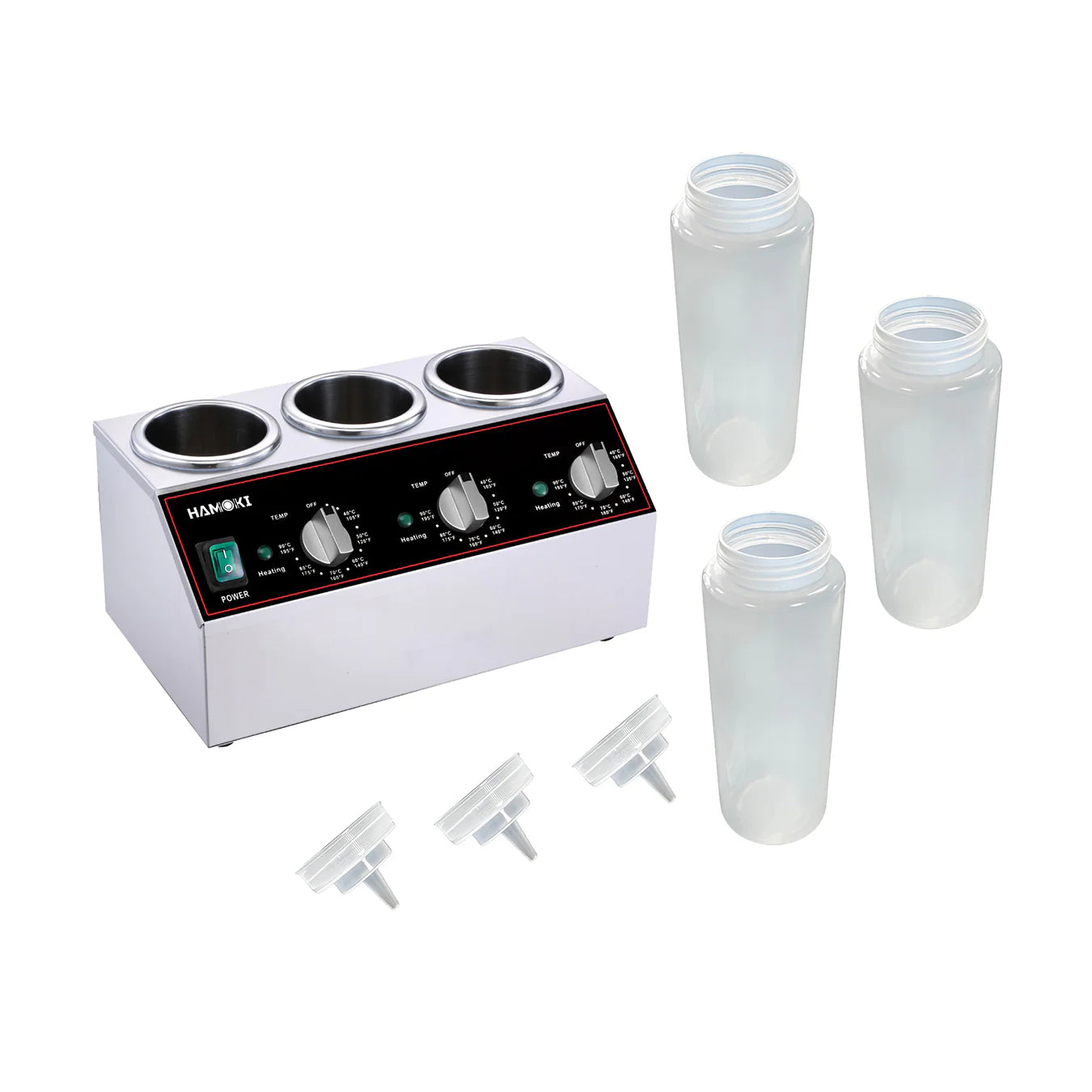 Hamoki Commercial Bottle Warmer - 3 x 1L Bottle (Included)