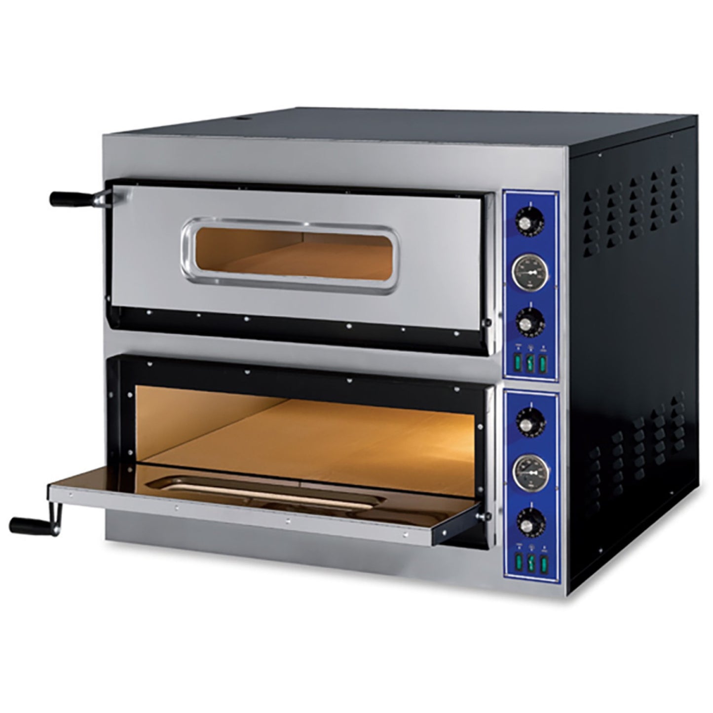 Italian Deluxe GGF 28" Twin Deck Electric Pizza Oven