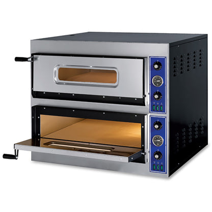 Italian Deluxe GGF 28" Twin Deck Electric Pizza Oven