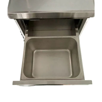 Hamoki Stainless Steel 3 Drawer Work Table Cabinet