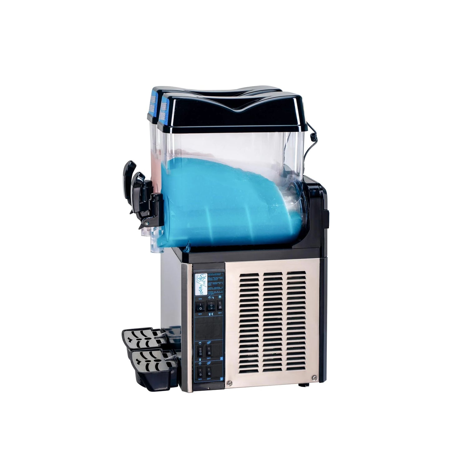 Round Dual Tank Slush Machine - 2 x 12L