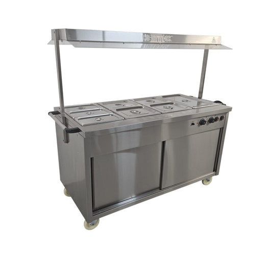 Heittox 8 Pan Wet Bain Marie With Heated Gantry