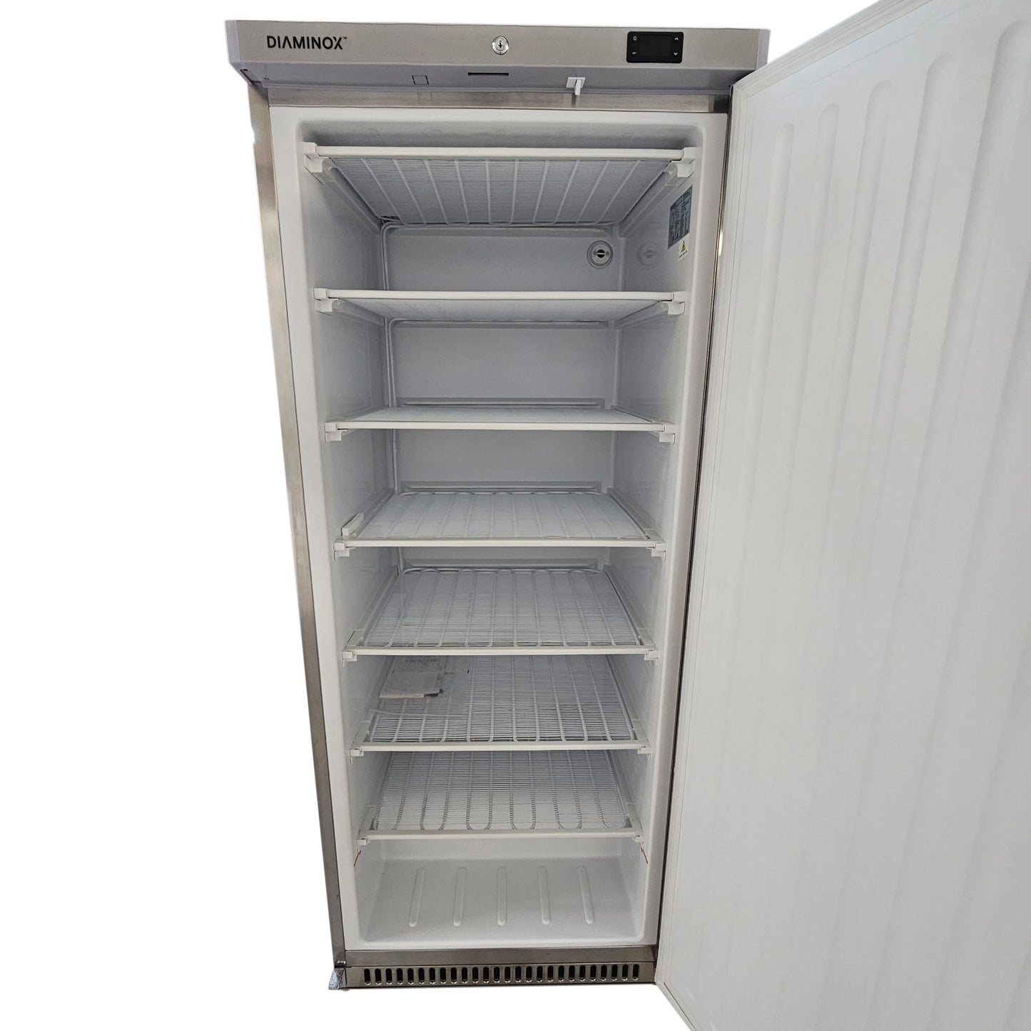 Diaminox Single Door Upright Commercial 534L Freezer - Stainless Steel