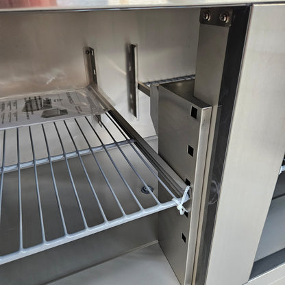 Diaminox Double Door Counter Bench Fridge 159L