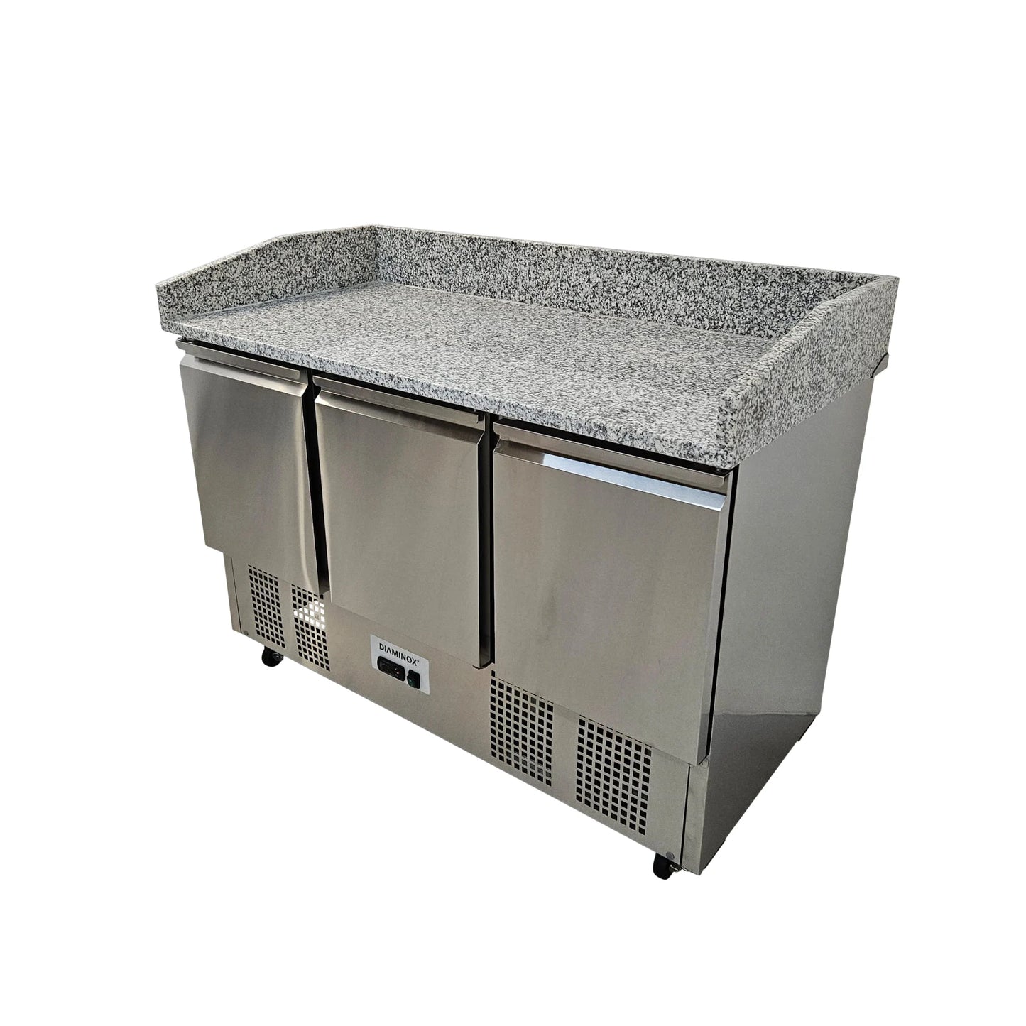 Diaminox Triple Door Counter Bench Fridge with Marble Top 248L