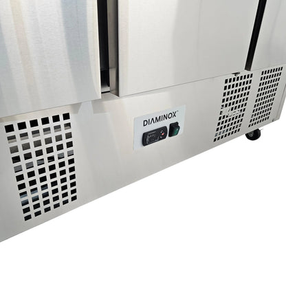 Diaminox Triple Door Counter Bench Fridge with Marble Top 248L